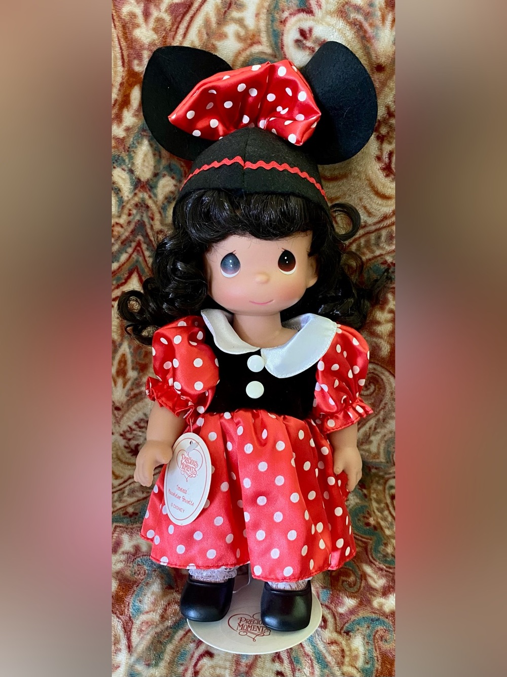 Disney Minnie Mouse-Inspired Red Polka Dot Doll by Precious Moments